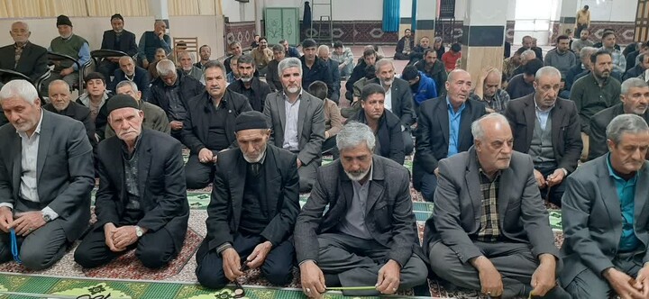 تصاویر/اقامه نماز عبادی سیاسی جمعه در دندی