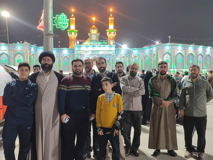 تصاویر/ زیارت اماکن مقدس کربلا توسط طلاب و روحانیون کردستان
