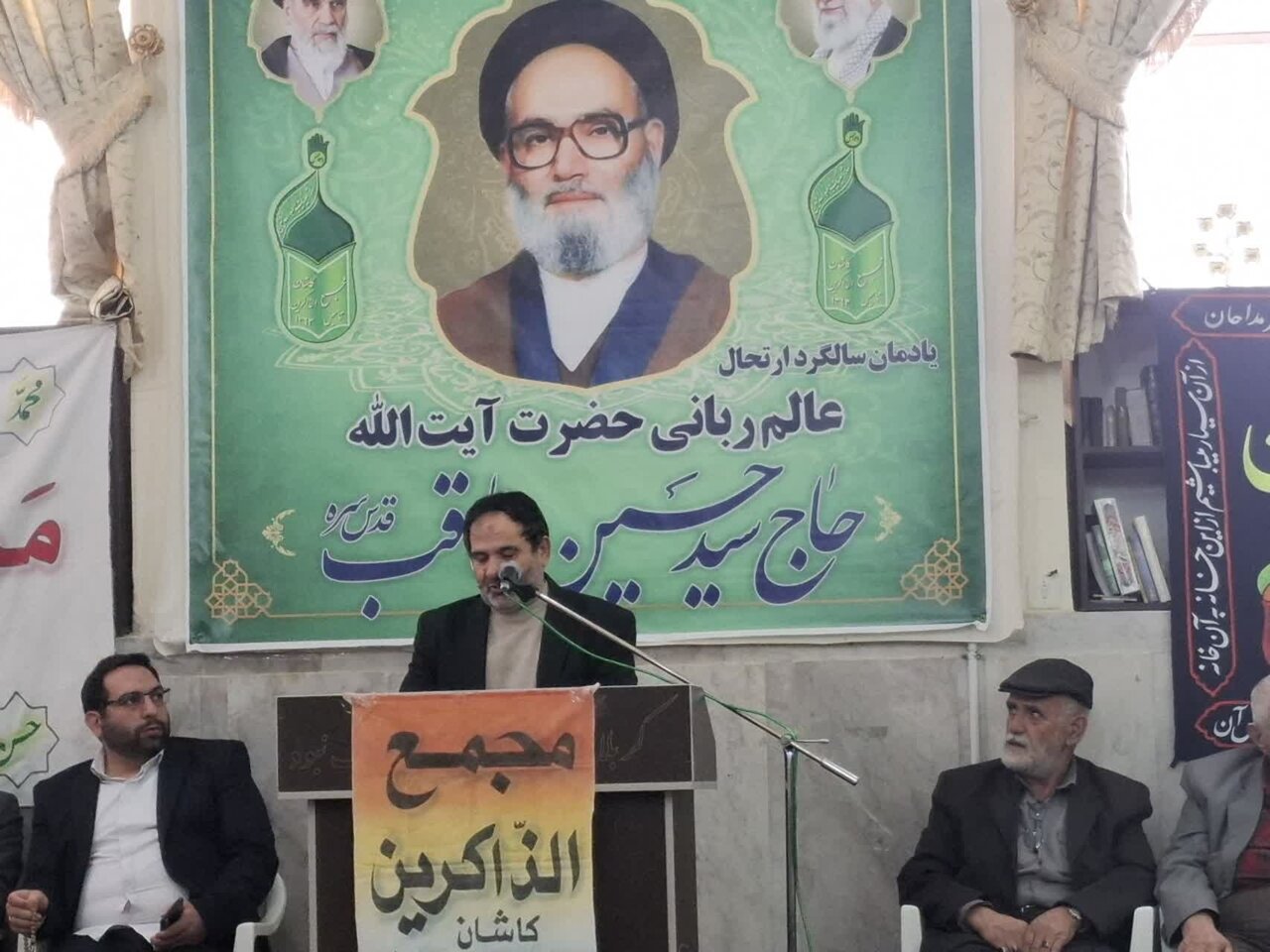 مراسم ترحیم مرحوم آیت‌الله مناقب در کاشان برگزار شد+تصاویر