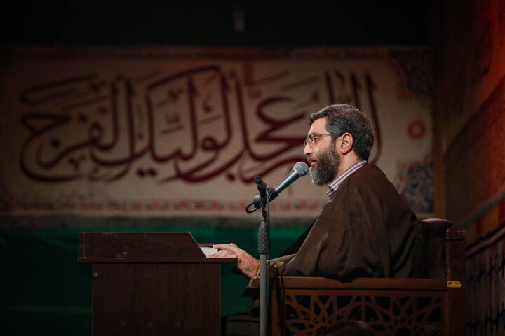 تصاویر| مناجات شعبانیه هیئت فدائیان حسین