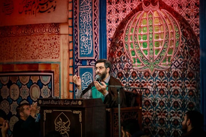 تصاویر| مناجات شعبانیه هیئت فدائیان حسین
