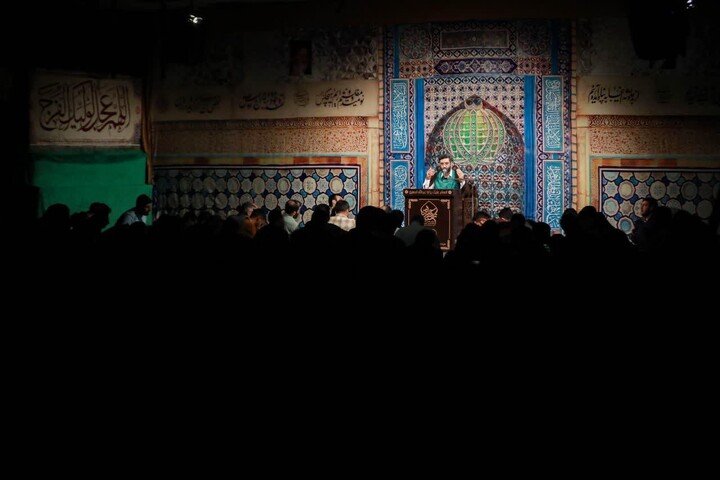 تصاویر| مناجات شعبانیه هیئت فدائیان حسین