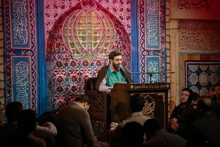 تصاویر| مناجات شعبانیه هیئت فدائیان حسین