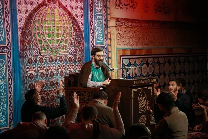 تصاویر| مناجات شعبانیه هیئت فدائیان حسین