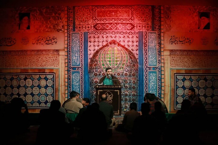 تصاویر| مناجات شعبانیه هیئت فدائیان حسین