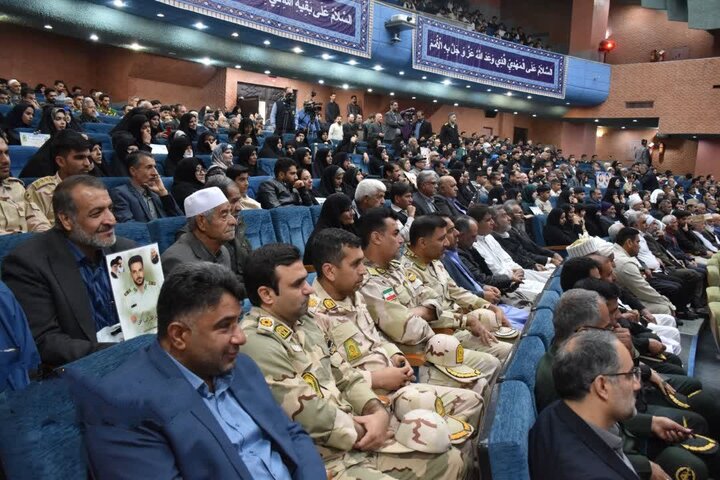 تصاویر/ آئین اجلاسیه شهدای ترور سیستان‌وبلوچستان در زاهدان