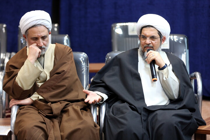 تصاویر/ دیدار اعضای کنگره ملی بزرگداشت شهید آیت‌ الله مفتح با آیت الله اعرافی