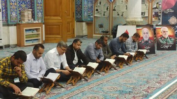 تصاویر/ محفل انس با قرآن در جزیره خارگ