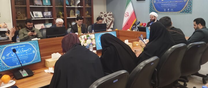 تصاویر/ نشست خبری دبیر قرارگاه ملی مسجد