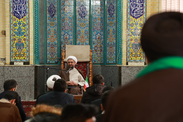 تصاویر / جلسه درس اخلاق ویژه طلاب مدرسه علمیه آیت الله آخوند(ره)