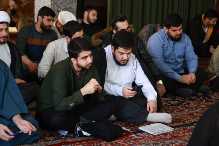 تصاویر / جلسه درس اخلاق ویژه طلاب مدرسه علمیه آیت الله آخوند(ره)