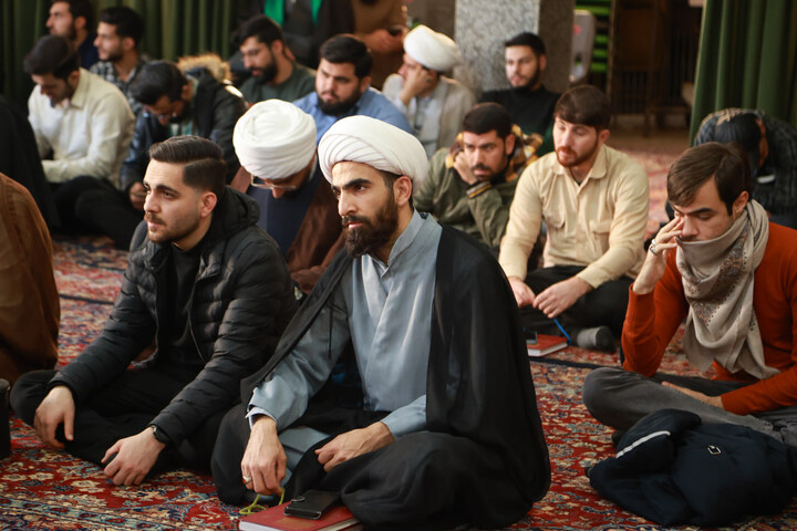 تصاویر / جلسه درس اخلاق ویژه طلاب مدرسه علمیه آیت الله آخوند(ره)