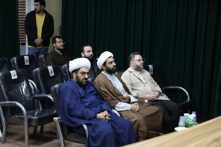 تصاویر/  آیین رونمایی از نخستین مجموعه ویدئویی «معرفی کتب درسی حوزه‌های علمیه»