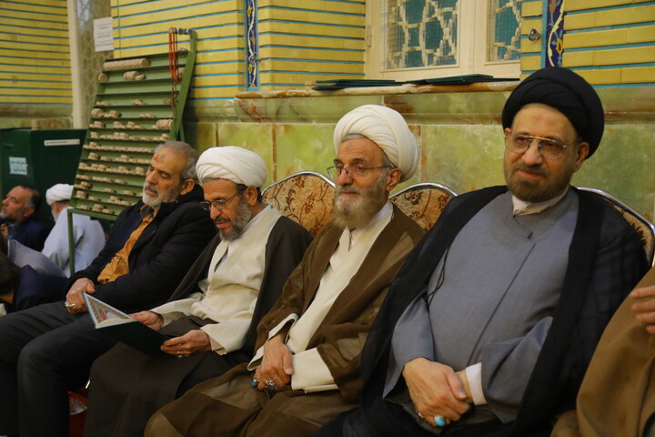 تصاویر / مراسم چهلمین روز ارتحال مرحوم آیت الله سید هادی سیستانی