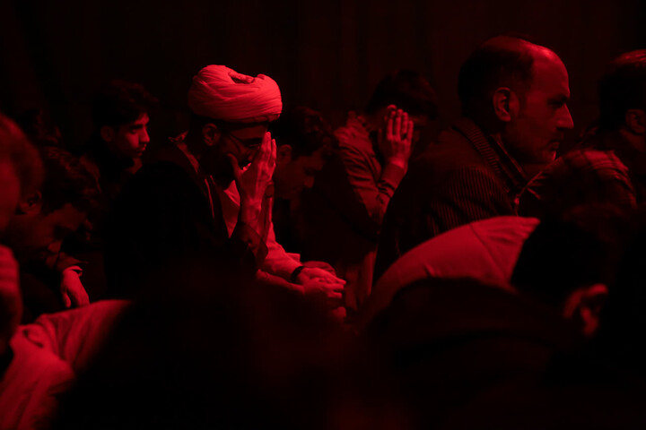 تصاویر/ مراسم هفتگی هیئت ضد صهیونیستی انصار ولایت دارالعباده یزد