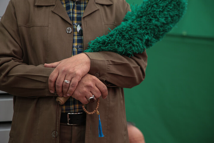 تصاویر/ مراسم هفتگی هیئت ضد صهیونیستی انصار ولایت دارالعباده یزد