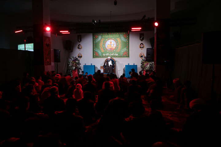 تصاویر/ مراسم هفتگی هیئت ضد صهیونیستی انصار ولایت دارالعباده یزد