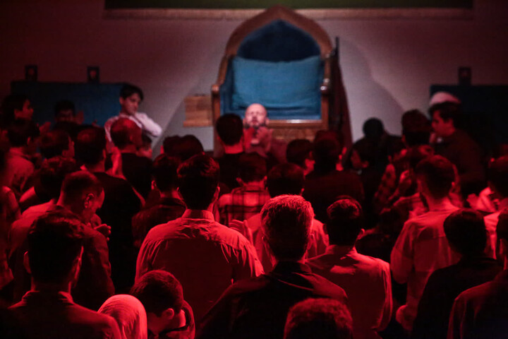 تصاویر/ مراسم هفتگی هیئت ضد صهیونیستی انصار ولایت دارالعباده یزد