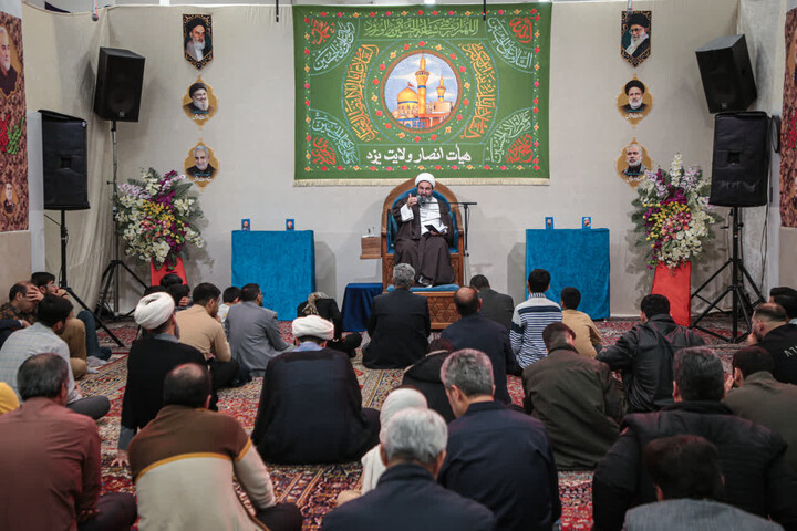 تصاویر/ مراسم هفتگی هیئت ضد صهیونیستی انصار ولایت دارالعباده یزد