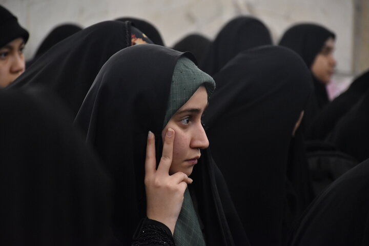 سخنرانی حجت‌الاسلام محمدحسین راجی در جمع طلاب خواهر معتکف حرم رضوی