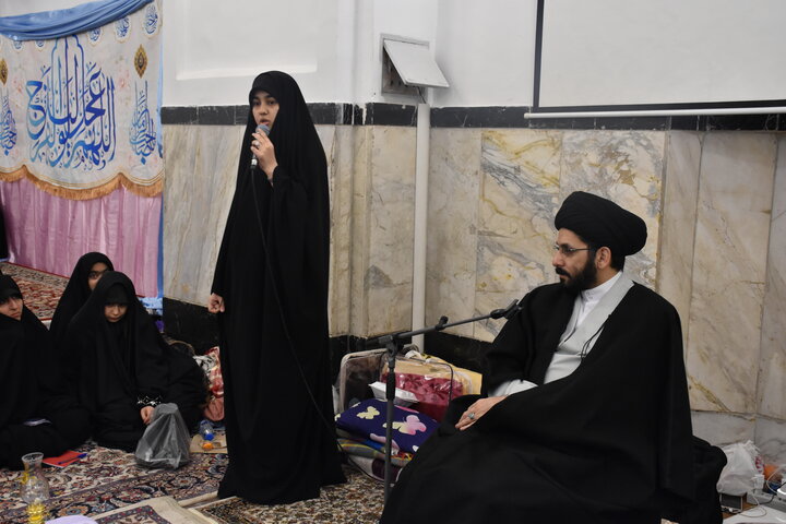 سخنرانی حجت‌الاسلام محمدحسین راجی در جمع طلاب خواهر معتکف حرم رضوی