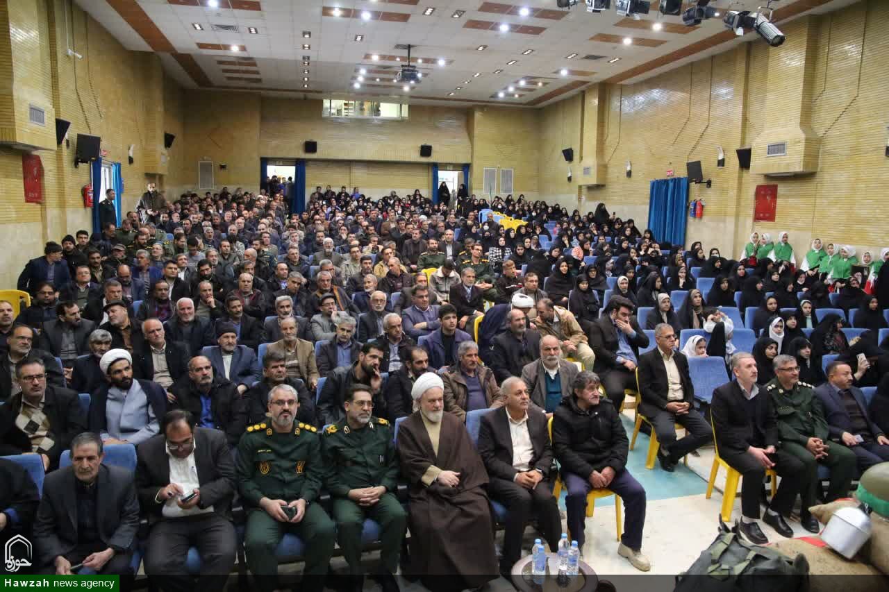 مراسم سالگرد سردار شهید حاج سعید قهاری سعید در اسدآباد