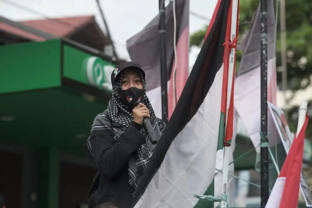 راهپیمایی سراسری مردم اندونزی در حمایت از فلسطین BoP