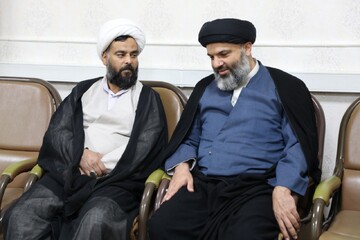 بازدید مدیر حوزه علمیه یزد از مدرسه علمیه بهاباد+تصاویر