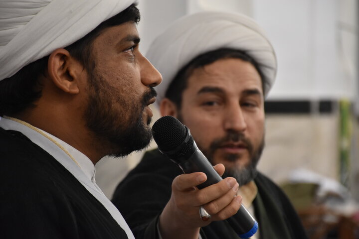 مراسم افتتاحیه اعتکاف طلبگی ۴۵۰ نفر از طلاب خواهر حوزه علمیه خراسان در حرم مطهر رضوی