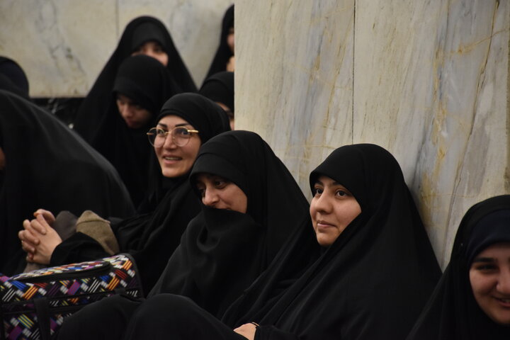 برگزاری درس اخلاق حجت‌الاسلام والمسلمین نظافت در جمع طلاب معتکف حرم مطهر رضوی