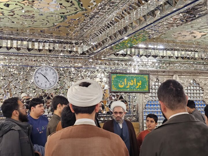 تصاویر/ جلسه درس اخلاق در مدرسه میرزا جعفر مشهد مقدس