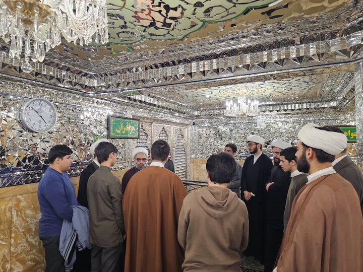 تصاویر/ جلسه درس اخلاق در مدرسه میرزا جعفر مشهد مقدس