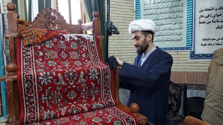 تصاویر/ غبارروبی مساجد بیجار در آستانه ماه میهمانی خدا