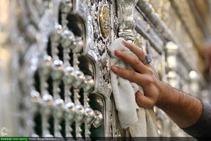 Photos/ Préparation Céleste : L’Éclat du Sépulcre de Fatima Masoumeh Rayonne Avant Ramadan