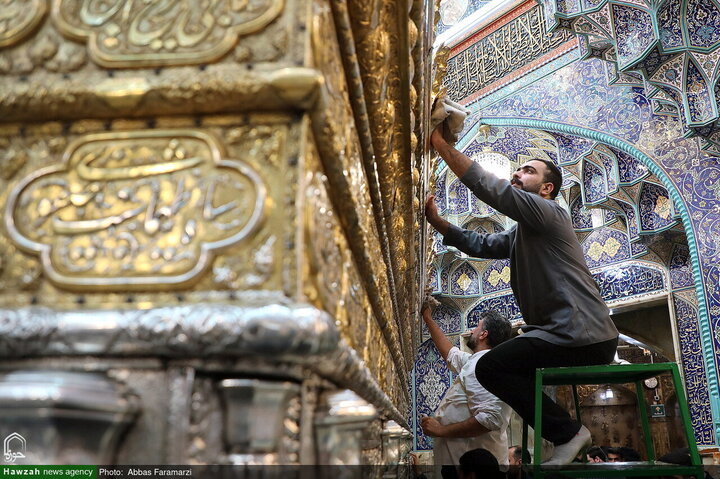 Photos/ Préparation Céleste : L’Éclat du Sépulcre de Fatima Masoumeh Rayonne Avant Ramadan