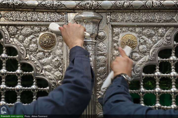 Photos/ Préparation Céleste : L’Éclat du Sépulcre de Fatima Masoumeh Rayonne Avant Ramadan