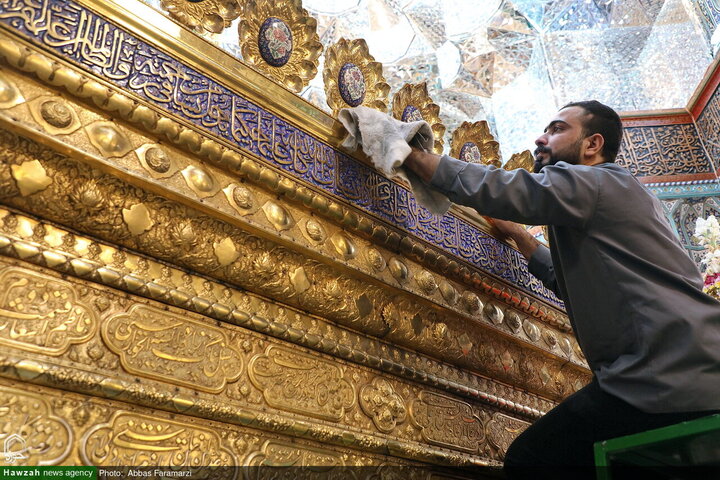 Photos/ Préparation Céleste : L’Éclat du Sépulcre de Fatima Masoumeh Rayonne Avant Ramadan