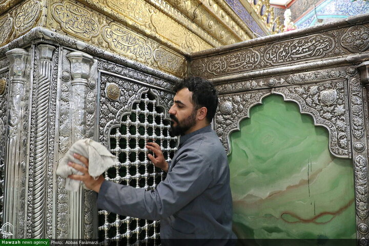 Photos/ Préparation Céleste : L’Éclat du Sépulcre de Fatima Masoumeh Rayonne Avant Ramadan