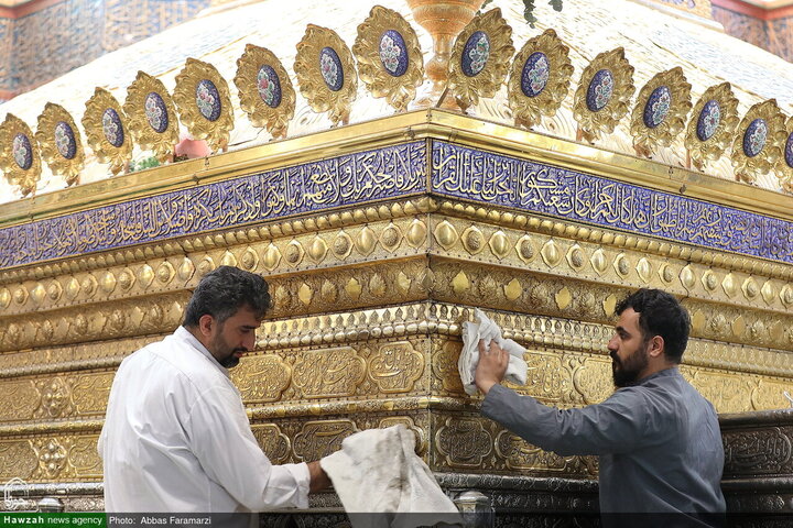 Photos/ Préparation Céleste : L’Éclat du Sépulcre de Fatima Masoumeh Rayonne Avant Ramadan