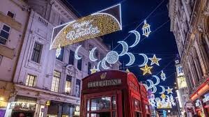 In London, the Ramadan mood lit up Coventry Street