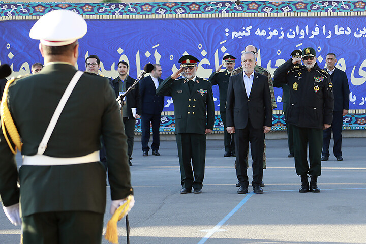 تصاویر/ مراسم دانش آموختگی دانشگاه افسری و تربیت پلیس با حضور رئیس جمهور
