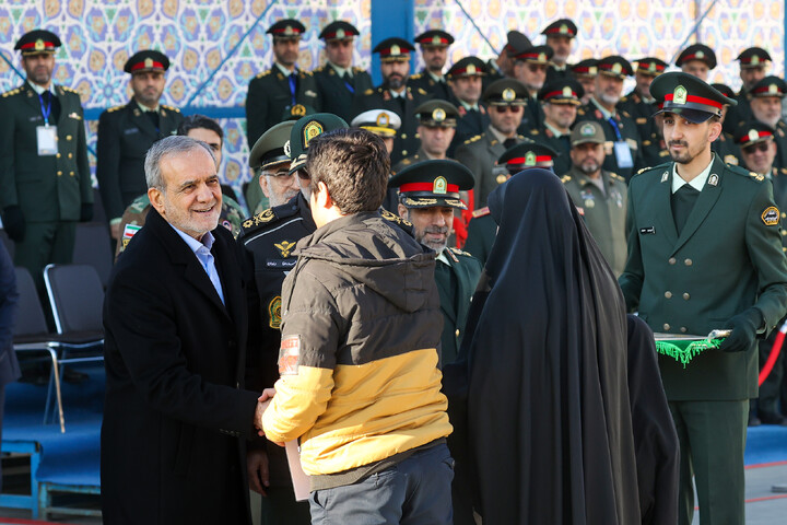 تصاویر/ مراسم دانش آموختگی دانشگاه افسری و تربیت پلیس با حضور رئیس جمهور