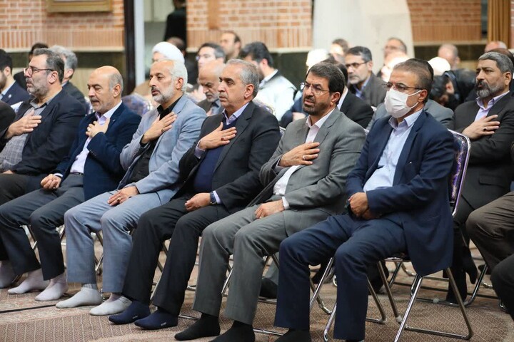 تصاویر / مراسم بزرگداشت چهلمین روز شهدای فتنه‌های آمریکایی و صهیونیستی در همدان