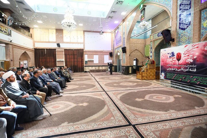 تصاویر / مراسم بزرگداشت چهلمین روز شهدای فتنه‌های آمریکایی و صهیونیستی در همدان