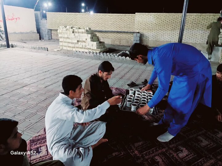 برگزاری آیین شبی با شهدا درباره برکات ماه رمضان در شهرستان جازموریان