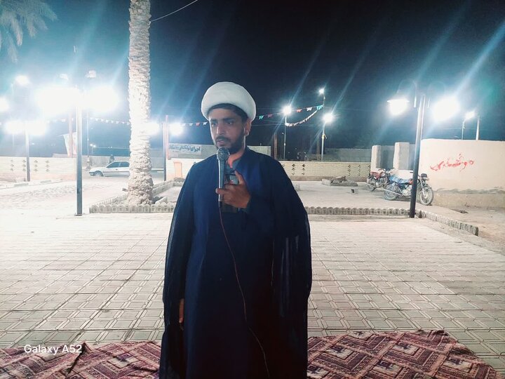 برگزاری آیین شبی با شهدا درباره برکات ماه رمضان در شهرستان جازموریان
