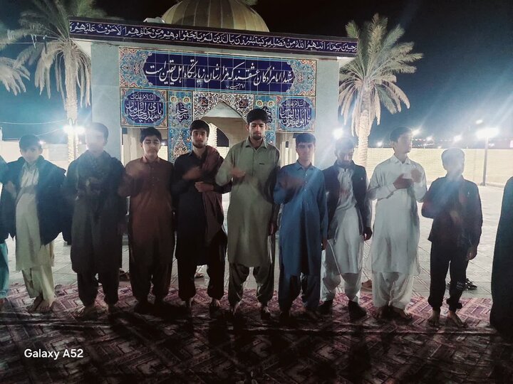 برگزاری آیین شبی با شهدا درباره برکات ماه رمضان در شهرستان جازموریان
