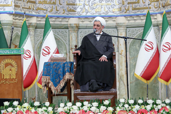 تصاویر/ بزرگداشت شهدای جنایات تروریستی آمریکایی - صهیونی در حرم مطهر رضوی