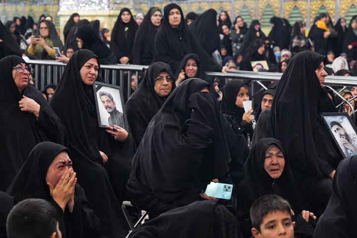 تصاویر/ بزرگداشت شهدای جنایات تروریستی آمریکایی - صهیونی در حرم مطهر رضوی