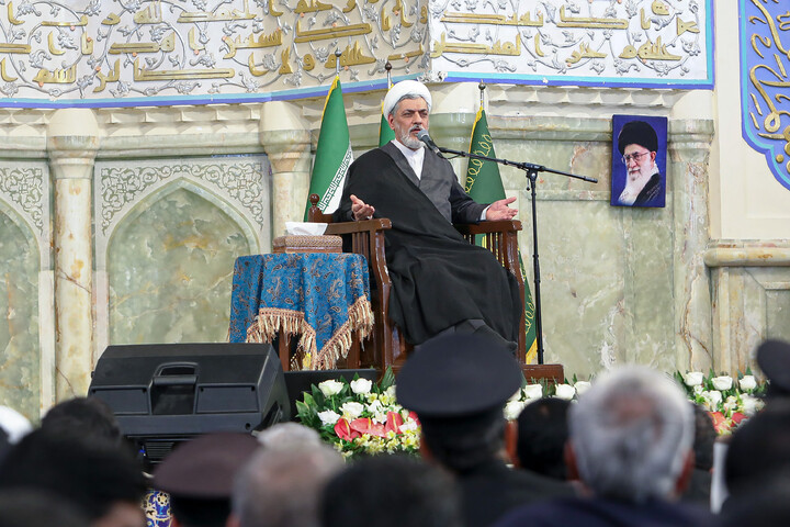 تصاویر/ بزرگداشت شهدای جنایات تروریستی آمریکایی - صهیونی در حرم مطهر رضوی